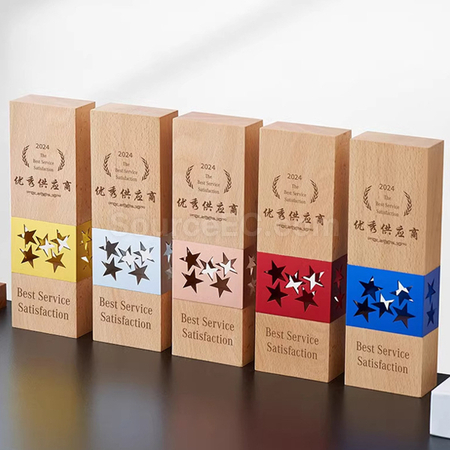 Customization Creative Wood Trophy Corporate Gifts