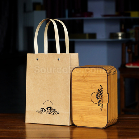 Customization Bamboo-style Tea Gift Box Corporate Gifts