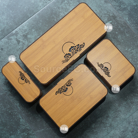 Customization Bamboo-style Tea Gift Box Corporate Gifts