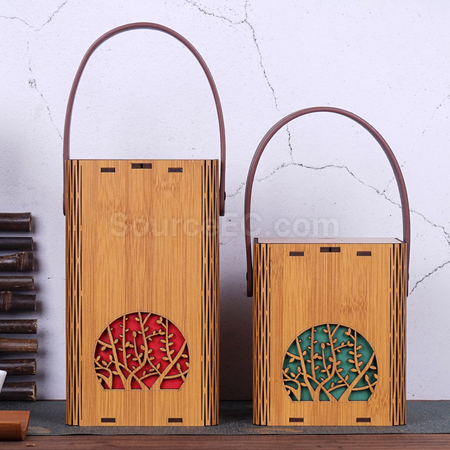 'Tea Tree' Bamboo-style Handbag Tea Gift Box