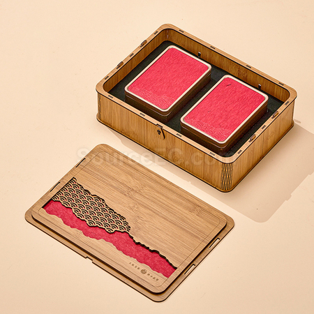 Customization Bamboo-style Handbag Tea Gift Box Set Corporate Gifts