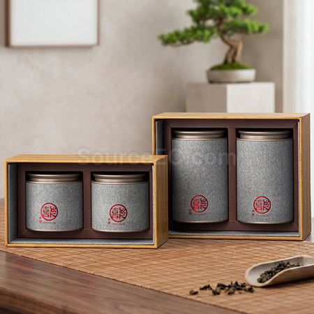 Customization Paper Tin Tea Gift Box Set Corporate Gifts