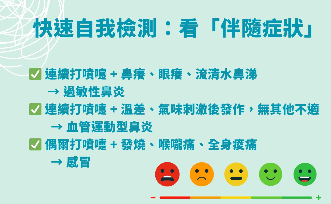 連續打噴嚏, 過敏性鼻炎原因, 血管運動型鼻炎, 感冒與過敏區別, 空氣清淨機推薦, 抗敏藥盒, 醫療保健禮品, 塵蟎過敏改善, 鼻塞流鼻涕, 呼吸道健康管理