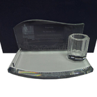 CustomizationCrystal Paperweight with Pen HolderCorporate Gifts