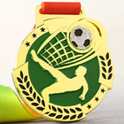 Football Metal Medal