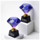 Diamond Crystal Metal Trophy