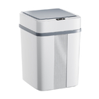 Intelligent sensor trash can with lid