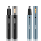 Metal aluminum tube electric nose hair trimmer