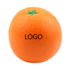 Orange-shaped PU stress ball