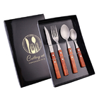 Titanium Wood Tableware Set