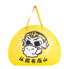 Customizable round woven handbag