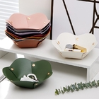 CustomizationFlower Shape PU Leather TrayCorporate Gifts