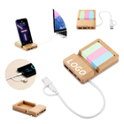 CustomizationBamboo Desk Organizer & Phone Stand with USB Type-C Hub PortCorporate Gifts