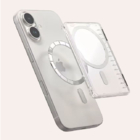 Transparent PC Open Card Magnetic Mobile Phone Card Wallet