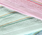 【Taiwan-made】Mosaic Satin Stripe Towel